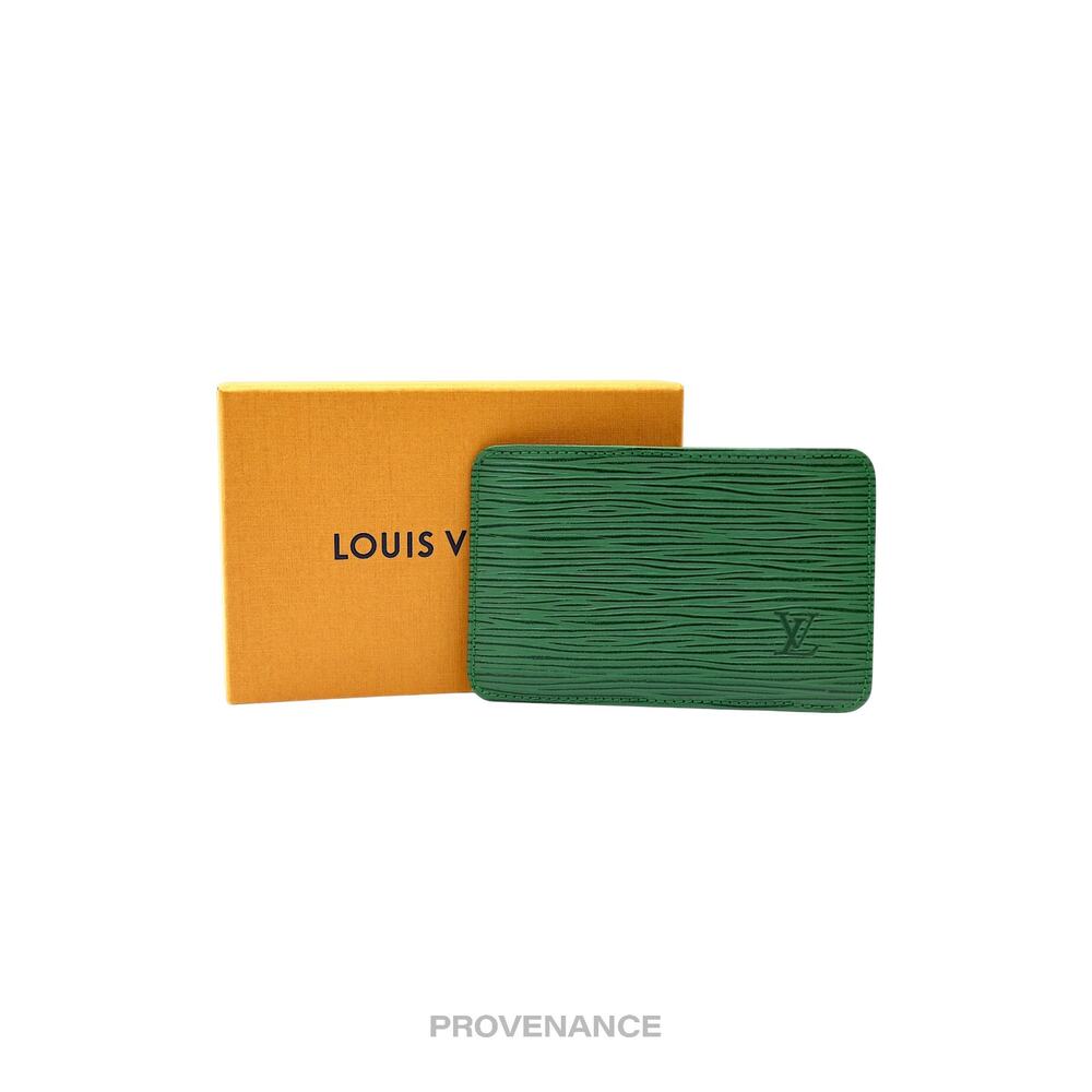 🔴 Louis Vuitton Card Holder Wallet - Borneo Epi Leather